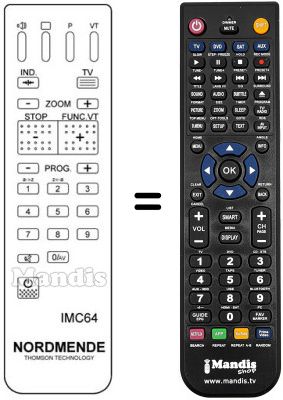Mando a distancia equivalente IMC 64 Mando a distancia equivalente IMC 64