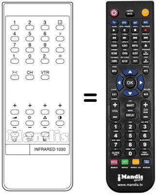 Télécommande équivalente LF 56M 36