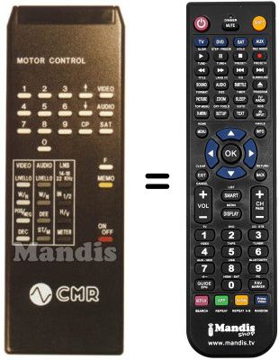 Replacement remote control IR 7191 A