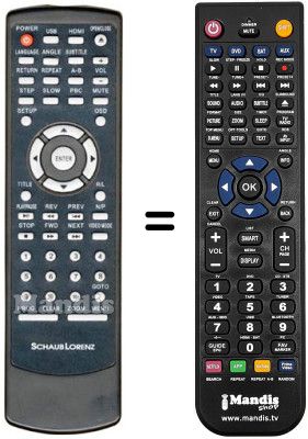 Mando a distancia equivalente JX-1000C(2)