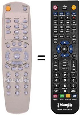 Replacement remote control KRC-T4216RC Replacement remote control KRC-T4216RC