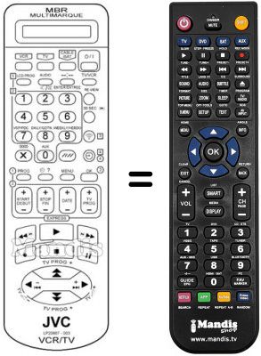 Télécommande équivalente LP 20667-003