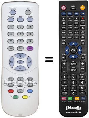 Replacement remote control Bluesky BS 2805 T Replacement remote control Bluesky BS 2805 T
