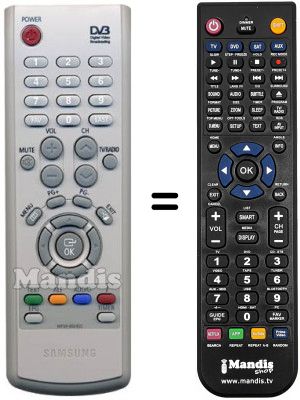 Replacement remote control Samsung DCB 9401 R Replacement remote control Samsung DCB 9401 R
