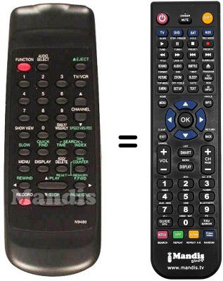 Mando a distancia equivalente Funai 17A-722