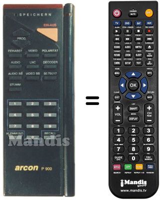 Replacement remote control P 900