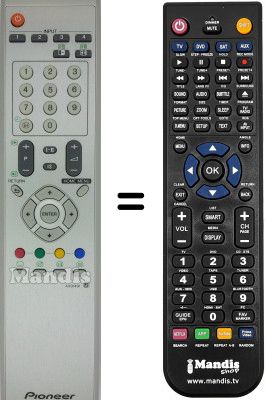 Mando a distancia equivalente Pioneer PDP 436