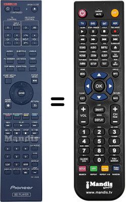 Mando a distancia equivalente RC-2930