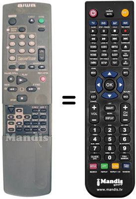 Mando a distancia equivalente RC-6VR08