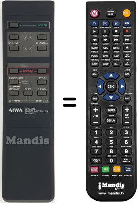 Replacement remote control RC-T1000