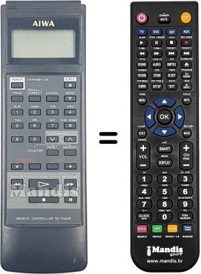 Mando a distancia equivalente RC-TG50P