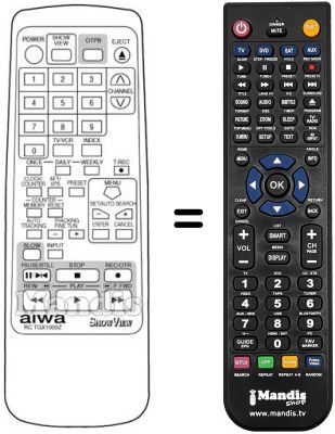 Mando a distancia equivalente RC-TGX1000Z