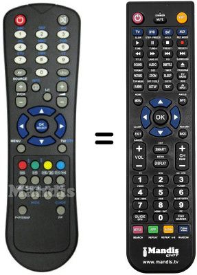 Télécommande équivalente RC 1055