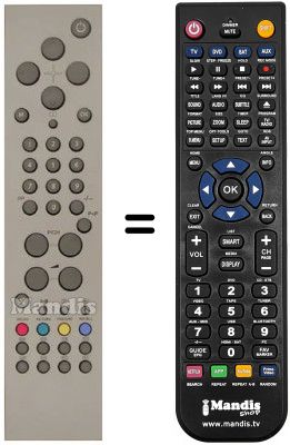 Replacement remote control Vestel 17MB01 TFT