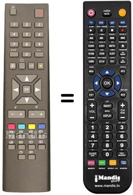 T&eacute;l&eacute;commande &eacute;quivalente RC 2445