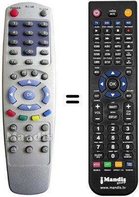 Télécommande équivalente Seitech SE14T10