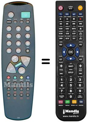 Replacement remote control Manhattan MT 3753 (ver. 2)