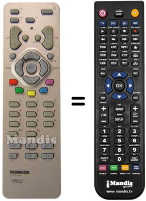 Replacement remote control Arc En Ciel 40 KW 612 S