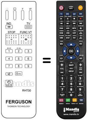 Replacement remote control RHT 30 Replacement remote control RHT 30