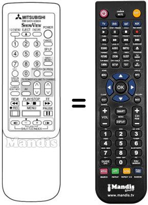 Replacement remote control RM 640V-63804 Replacement remote control RM 640V-63804