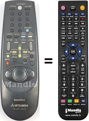 Replacement remote control RM 651V-59506 Replacement remote control RM 651V-59506