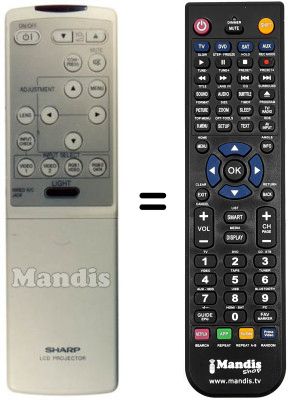 Télécommande équivalente RRMCG 1292 CESA