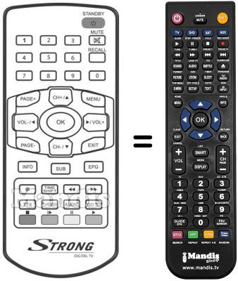 Replacement remote control Strong SRT 56