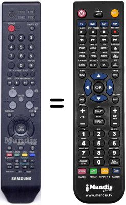 Télécommande équivalente BN59-00539A