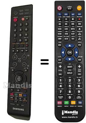 Replacement remote control Samsung PS 42C91 HX Replacement remote control Samsung PS 42C91 HX