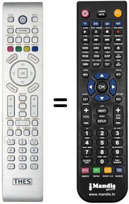 Mando a distancia equivalente THES TL 4239 BTP