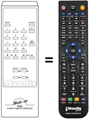 Replacement remote control 08-201660-003