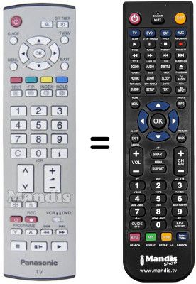 Mando a distancia equivalente National TX-29PN1 D