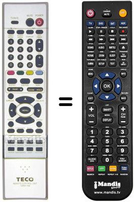 Replacement remote control EASY LIVING EL 3212