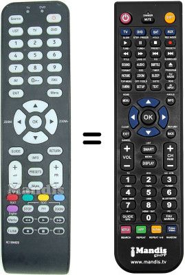 Mando a distancia equivalente Arc En Ciel 32 E 92 NH 22 W Mando a distancia equivalente Arc En Ciel 32 E 92 NH 22 W