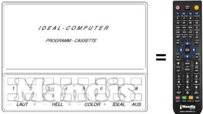 T&eacute;l&eacute;commande &eacute;quivalente TCR 15