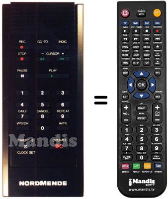 Mando a distancia equivalente V 950 C Mando a distancia equivalente V 950 C