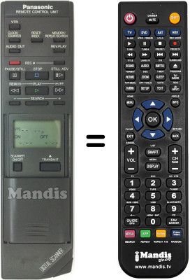 Replacement remote control VEQ 1100