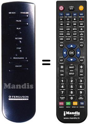Mando a distancia equivalente Thorn FV 54 LX Mando a distancia equivalente Thorn FV 54 LX