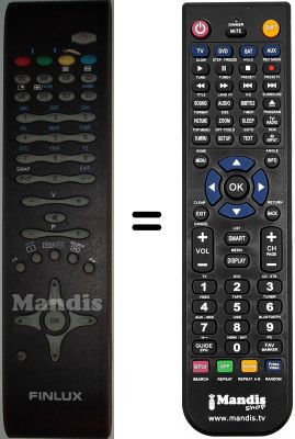 Replacement remote control Finlux 20 WFL 745