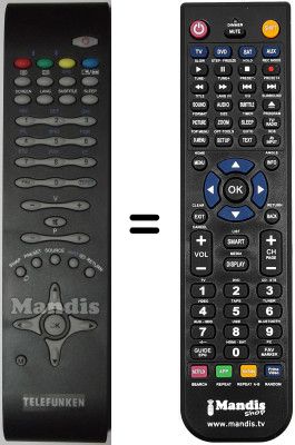 Mando a distancia equivalente Telefunken TE 32917 N17