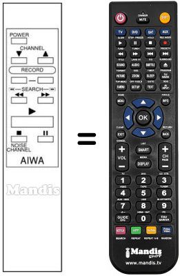 Mando a distancia equivalente WIRELESS REMOCON