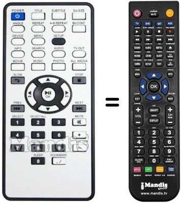 Replacement remote control FREECOM WLAN 450