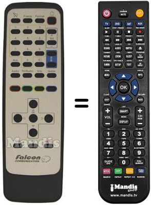 Replacement remote control FALCON DSR 520