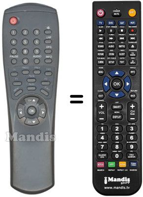 Mando a distancia equivalente Thorn DSR 3000 CI Mando a distancia equivalente Thorn DSR 3000 CI