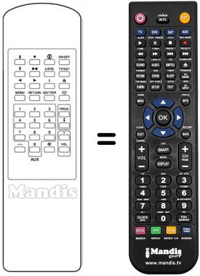 Replacement remote control Xsat CDTV 200