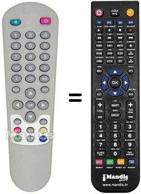 Replacement remote control Zodiac DZR 1000 FTA