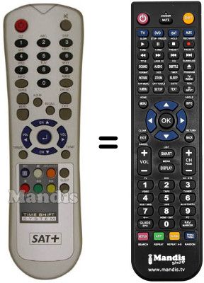 Replacement remote control SAT+ HDR 20