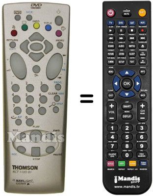 Replacement remote control Nogamatic DTH 6000