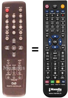Replacement remote control SOUND WAVE SC 5800 CI Replacement remote control SOUND WAVE SC 5800 CI