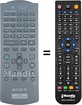 Replacement remote control Sony PS2 (ver. 1)